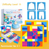 Tailor Master Battle Game – Color & Shape Matching Board Game for Kids, Logical Thinking Montessori Educational Toy