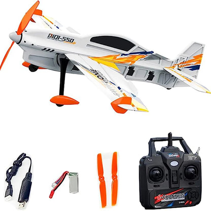QIDI-550 3D RC Airplane – 500mm Wingspan with One-Key Stunt and 6-Axis Gyro Flight Control