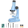 Kids Pocket Microscope Kit — 200x / 600x / 1200x LED Educational STEM Microscope with 10x Hand Loupe for School & Home