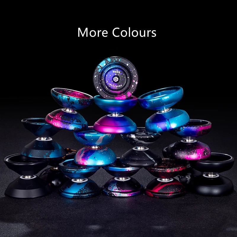 New Professional Butterfly Yo-Yo - Metal Alloy Aluminum with KK Bearing - High-Speed Classic Yo-Yo Toy for All Ages