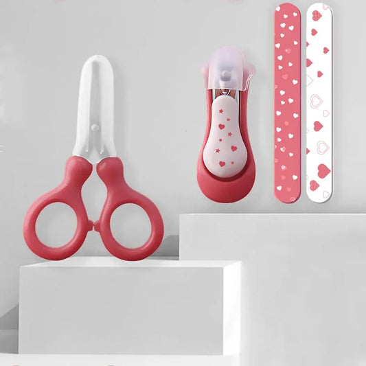 Children's Care Tools Storage Set – Baby Nail Clippers Kit, Scissors, Nail Trimmer for Kids