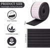 6.8 Feet Black Bunk Bed Ladder Pads, Soft Adhesive Ladder Covers, 81mm Wide Replacement Pads