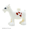 Big Size Building Blocks Farm Animals Set – Cat, Dog, Pig, and Rabbit Model Accessories Compatible with Bricks