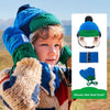 Warm Children Hat Scarf Gloves Set – Autumn & Winter Ear Protection Cap for Boys & Girls – Soft, Windproof, Thickened Velvet Beanie Hat