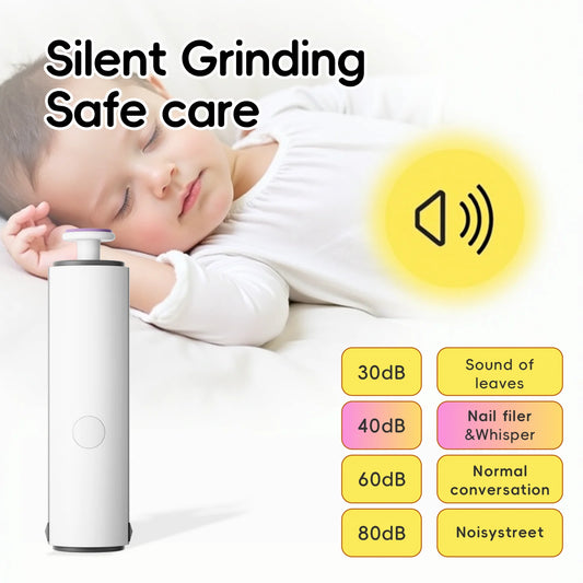 Baby Care Multifunctional Fingernail Cutter Trimmer, Infant Manicure Set, Electric Nail Trimmer, Kid Nail Polisher Tool