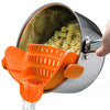 Adjustable Clip-On Pot Strainer for Pots, Pans & Bowls