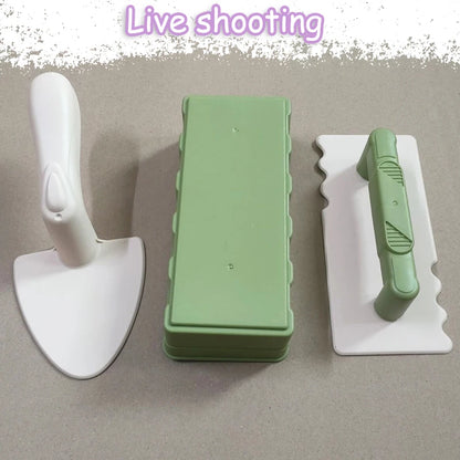 Children’s Beach Toy Set With Shovel & Castle Brick Wall Molds — Outdoor Sand & Water Play Tools