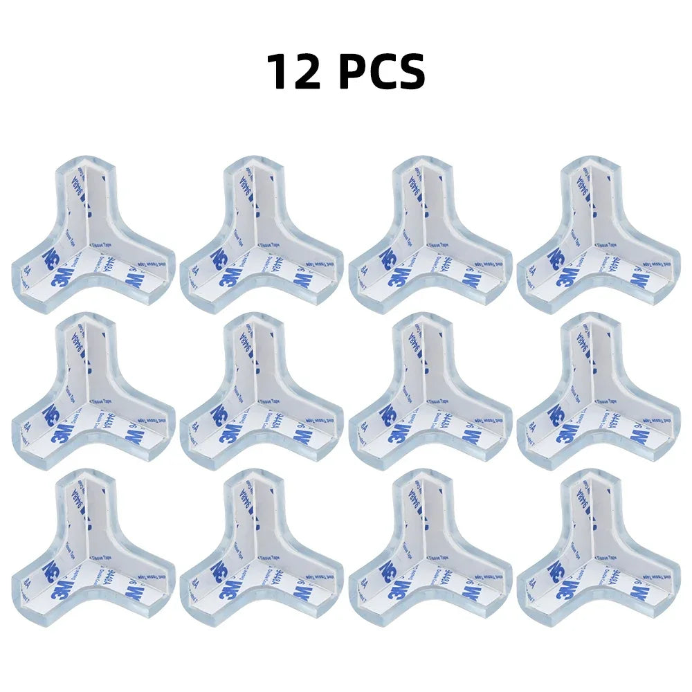 Baby Safety Silicone Table Corner Protector Furniture Edge Protection Cover Transparent Children Anti-Collision Edge Guards
