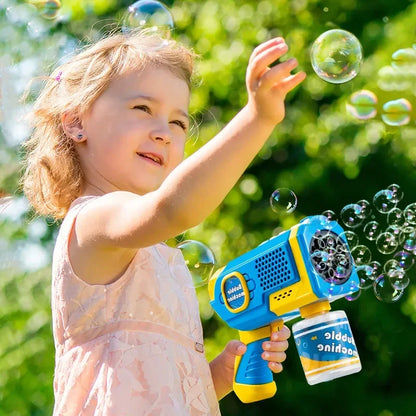Space Automatic Bubble Gun Bubble Machine for Kids – Non-Toxic ABS Bubble Toy for Outdoor, Beach & Bath