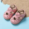 Baby Girls’ & Boys’ Sandals – Summer Infant Anti-Collision Toddler Shoes, Soft Bottom Genuine Leather Beach Sandals for Kids