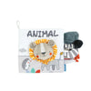 Soft Baby Books - 3D Touch and Feel High Contrast Cloth Book, Montessori Sensory Early Learning Stroller Toys for Infant Toddler Gifts