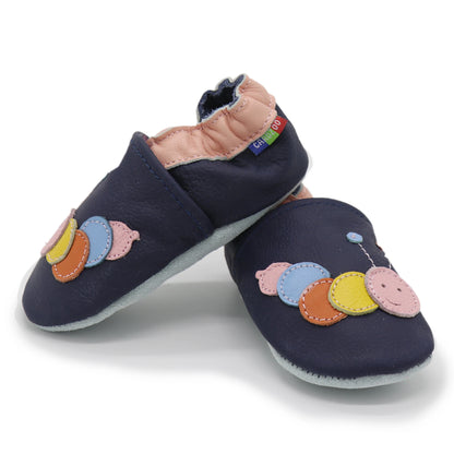 Carozoo Baby Shoes – Leather Children Slippers, Prewalker First Walking Shoes for Newborn Boys & Girls