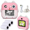 Kids Digital Camera Toy with Instant Thermal Print, 1080P HD Photo & Video, 32GB Memory Card