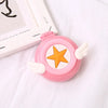 Princess Air Cushion Massage Hair Brush – Cute Cartoon Animal Fruit Comb with Mirror for Girls & Kids, Portable Makeup Tool