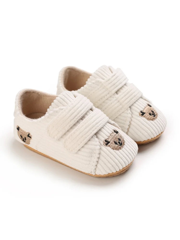 Baby Mid Top Sneakers Classic Solid Color Casual Shoes Non-Slip Rubber Sole Beginner's Children's Shoes