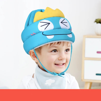 Anti-Collision Baby Walking Hat – Breathable Headrest with Safety Protection for Infants (Cartoon Design)