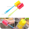 Baby Bottle Brush – Sponge Rotation, Pacifier & Feeding Cup Nipple Cleaning Brushes, Handheld Soft Head Washing Tool