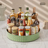 360 Rotating Seasoning Storage Rack Multifunction Pantry Cabinet Turntable Organizer Tray