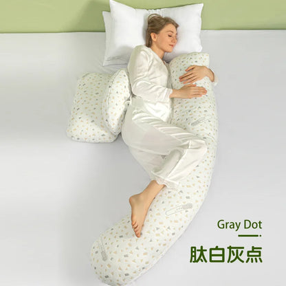 Maternity Pillow for Pregnant Women – U-Shaped Pillow for Neck, Waist, Abdomen, and Leg Support, Perfect for Side Sleepers