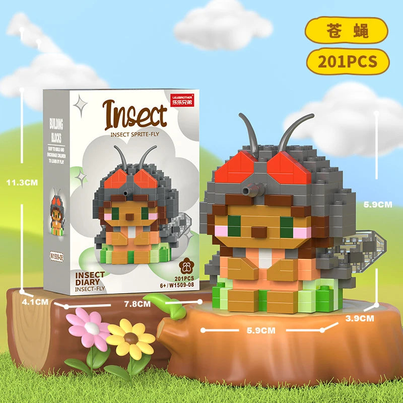 Adults Animals Micro Particle Building Blocks – Dog and Cat Mini Bricks Toy for Kids Ages 6 to 12