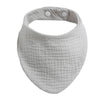 Organic Cotton Baby Bibs | Muslin Scarf Bandana Burp Cloth for Boys & Girls | Absorbent Triangle Gauze Feeding Bibs - Kidzy Market