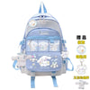 Anime Sanrio Cinnamoroll Plush Backpack – Blue Kawaii Large Capacity School Bag for Kids