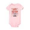 “Happy Birthday Daddy, I Love You” – Adorable Newborn Baby Bodysuit, Short-Sleeve Infant Romper, Perfect Birthday Gift for Dad