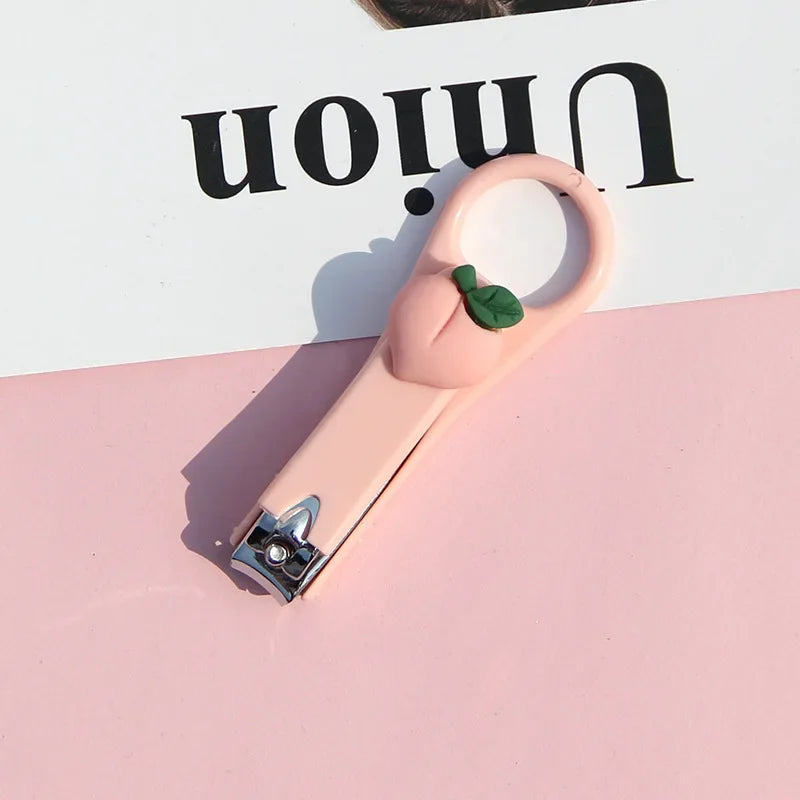 Cartoon Animal Fruit Nail Clippers for Kids, Nail Scissor Cutter, Trimmer, and Beauty Nail Scissors for Children