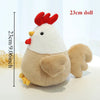 Fur Chicken Plush Bag – Ugly Hen Handbag with Funny Kawaii Chicken Pendant Keychain for Women