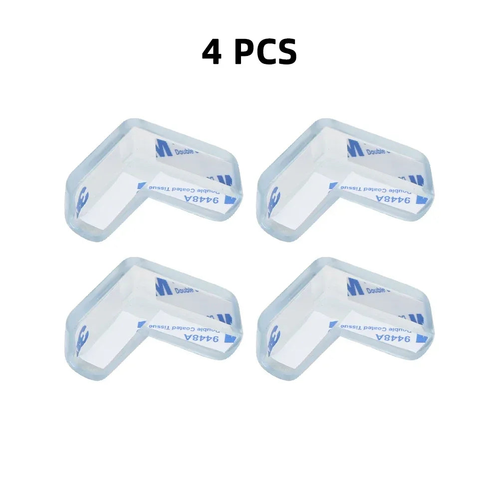 Baby Safety Silicone Table Corner Protector Furniture Edge Protection Cover Transparent Children Anti-Collision Edge Guards