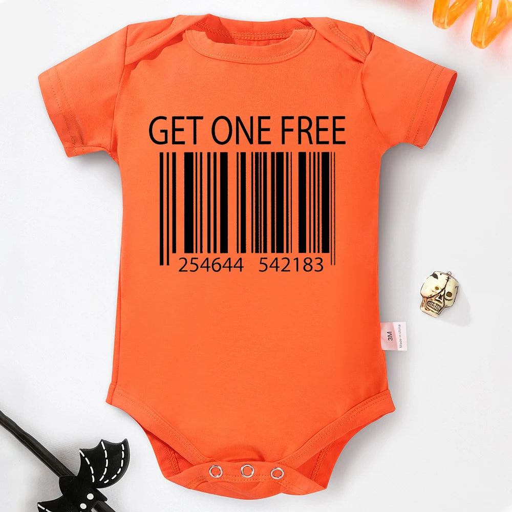 Buy One Get One Free – Twins Fun Cute Baby Bodysuits – Summer Short Sleeve Cotton Newborn Clothes for Boys & Girls – High Quality, Dropshipping Available