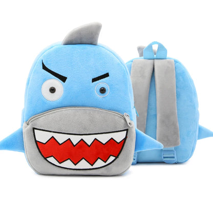 Cartoon Cute Plush Animal Backpack – School Bag for Boys & Girls, Outing & Leisure Bag - Kidzy Market
