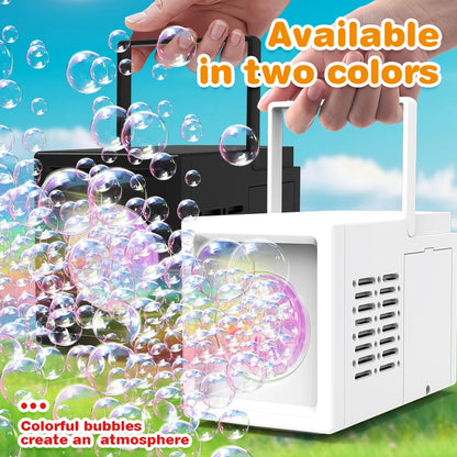 10-Hole Handheld Bubble Gun — Battery-Free Bubble Machine for Kids, Weddings & Outdoor Parties