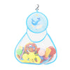 White Baby Bath Toy Storage Mesh Bag with Strong Suction Cups