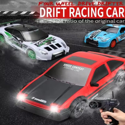 2.4G High-Speed Drift RC Car 4WD AE86 Model Remote Control Racing Toy