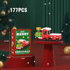 Christmas Micro Building Blocks – Santa Claus & Reindeer Puzzle, Assembling Bricks Table Decoration Toy for Kids