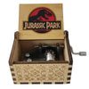 Retro Hand Crank Wooden Music Box Elegant Desktop Musical Box Kids Birthday Festival Gift Vintage Home Craft Ornament