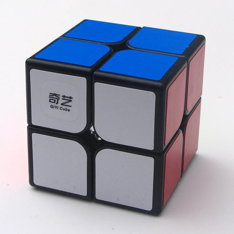 [ECube] QiYi QiDi 2x2 Professional Speed Cube, Beginner Educational Puzzle Toy, Magic Cube Stickers, Baby & Kids Toy