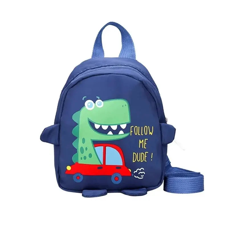 Children’s Cute Cartoon Dinosaur School Bag - Anti-Lost Toddler Backpack for Kindergarten - Kidzy Market