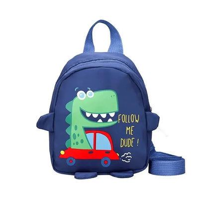 Children’s Cute Cartoon Dinosaur School Bag - Anti-Lost Toddler Backpack for Kindergarten - Kidzy Market