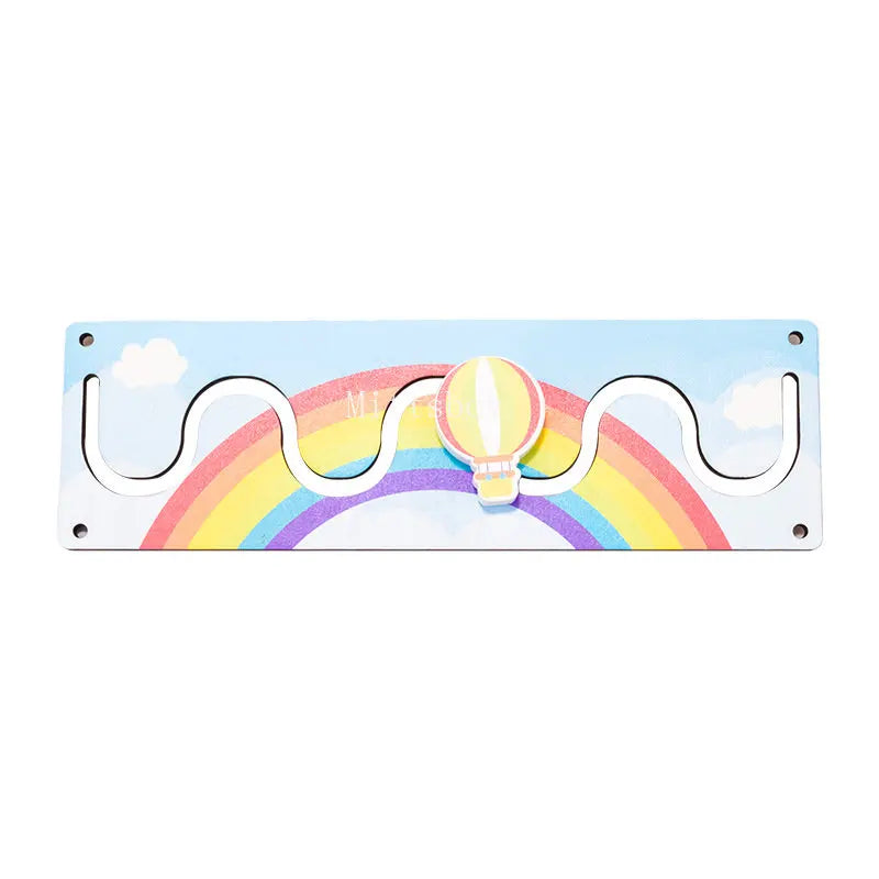 Baby Montessori Wooden Busy Board – Animal, Guinea Pig, Dinosaur, Clock, and Pattern Pairing Educational Toy for Children Gift