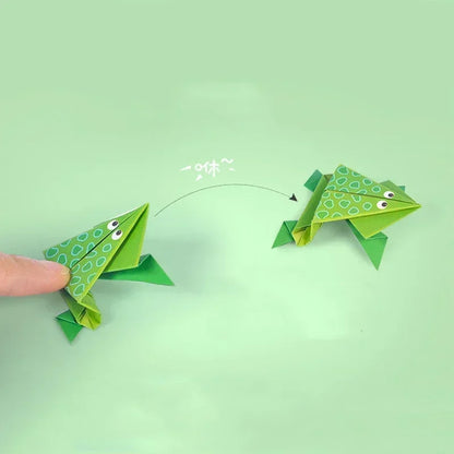 Kids Paper Cut Puzzle – Cartoon Animal Origami Cutting Book Early Learning Educational Toy for Children