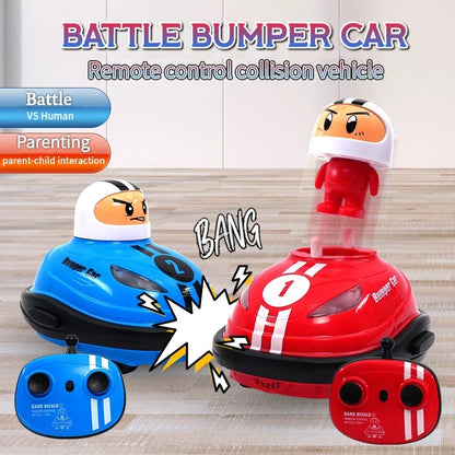 2.4G RC Super Battle Bumper Car with Pop-Up Doll and Lights