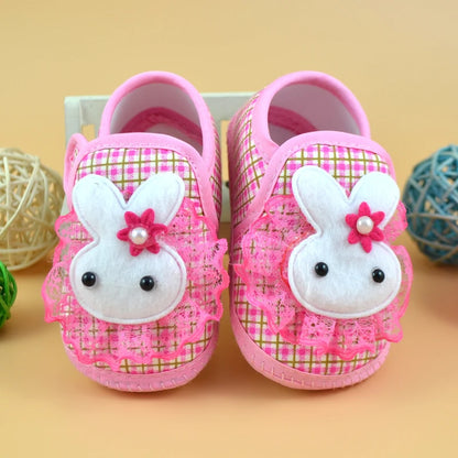 Newborn Baby Girl Soft Sole Crib Toddler Shoes – Canvas Sneakers for Boys & Girls