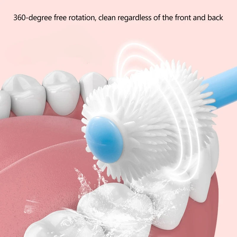 Baby 360 Degree Toothbrush - Soft Bristles for 1-6 Years Old Child Oral Care