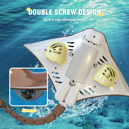 2.4G RC Manta Shark Toy – Remote Control Electric Robot for Pool and Water Play