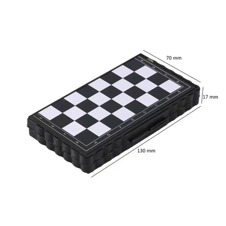 Mini Folding Magnetic Plastic Chess Set Portable Kid Toy Outdoor Board Game