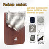 Chill Angels 34-Key Kalimba Thumb Piano C/B Note Ebony Wood Double Layer Keys Portable Professional Musical Instrument