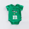 Thin Cotton 3-24M Newborn Short Sleeve Romper – Cute Fashionable Infant Baby Jumpsuit for Girls & Boys, Comfortable Clothing