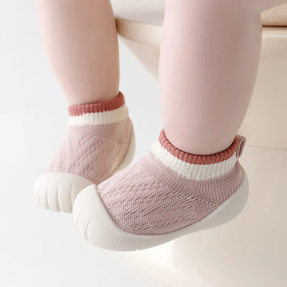 MILANCEL Baby Floor Shoes – 0-3Y Soft Soled Non-Slip Socks for Infant Girls & Boys, Autumn Winter Toddler Step Shoes